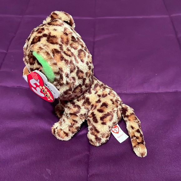 TY Beanie Boos - SPECKLES the Leopard (Glitter Eyes) (Regular Size - 6 inch) - Picture 2 of 11